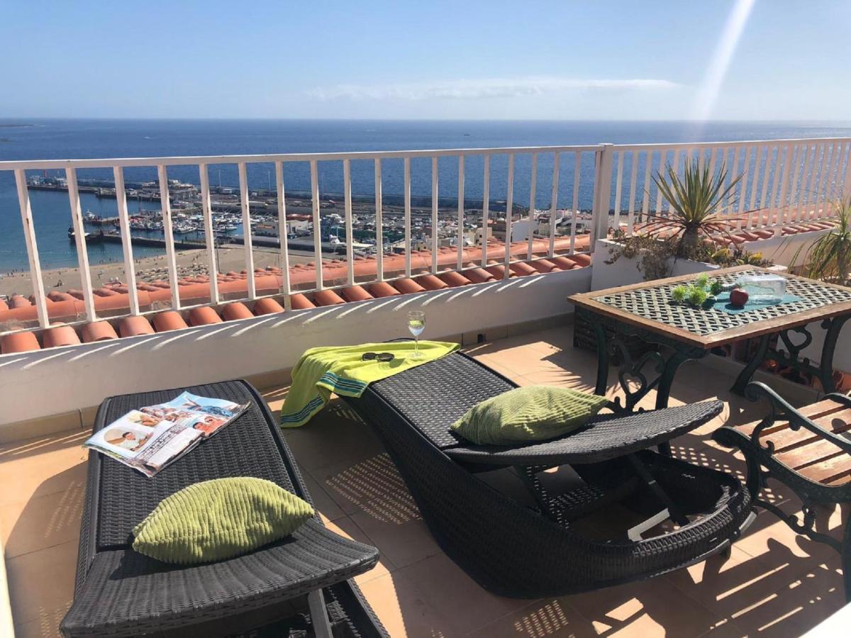 Ferienwohnung Amazing Sea Views In Cactus Blanco Los Cristianos  Exterior foto